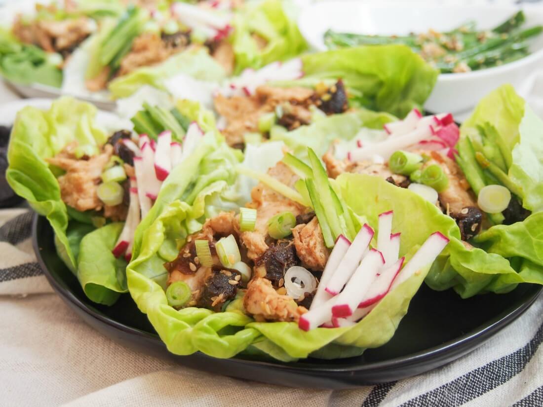 Chef'd kit: Asian chicken and California prunes lettuce wraps