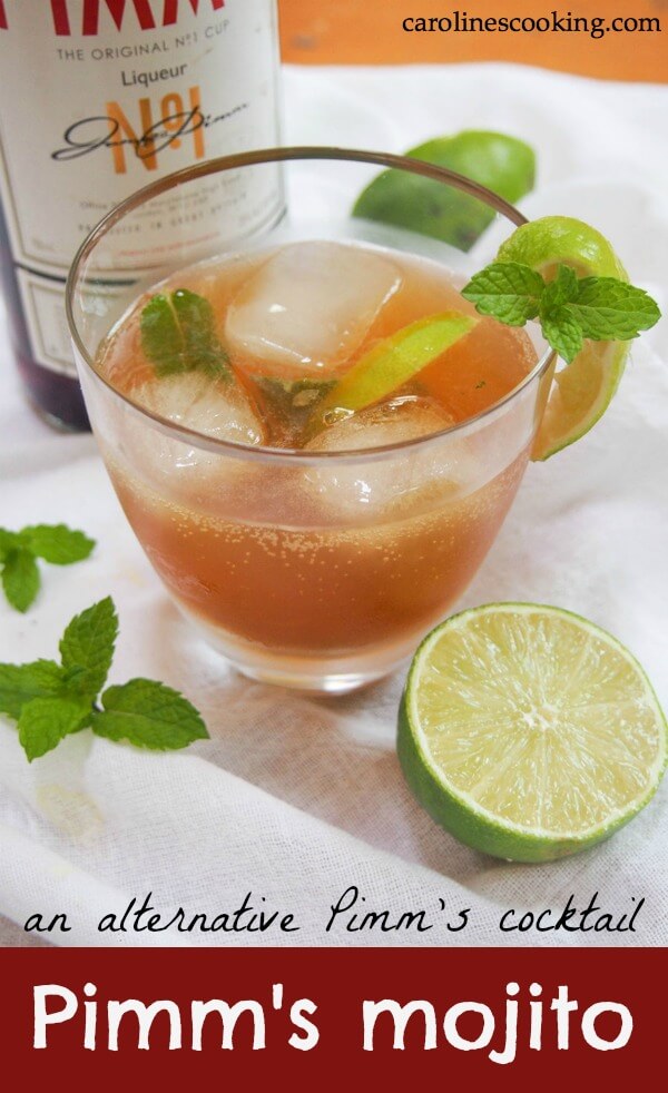 If you know of Pimm's at all, you probably know the classic way to serve it. But Pimm's is good for more than just one drink. This Pimm's mojito is an alternative Pimm's cocktail that's just as refreshing and perfect for summer. Pimm's mojito - an alternative Pimm's cocktail. If you know of Pimm's at all, you probably know the classic way to serve it. But Pimm's is good for more than just one drink. This Pimm's mojito is an alternative Pimm's cocktail that's just as refreshing and perfect for summer. Easy to make too. #pimms #cocktail #summercocktail