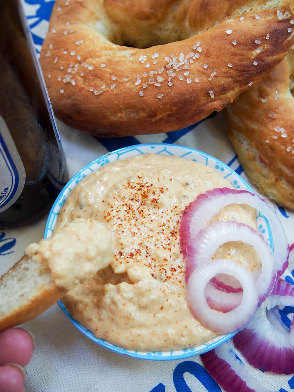 Obatzda (German beer cheese dip)