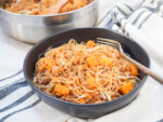 Taiwanese pumpkin rice noodles
