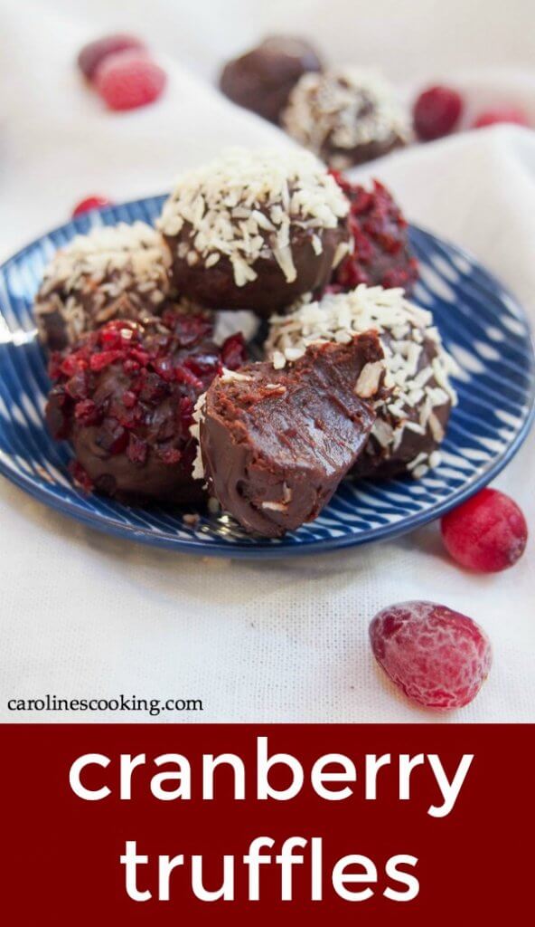 cranberry truffles