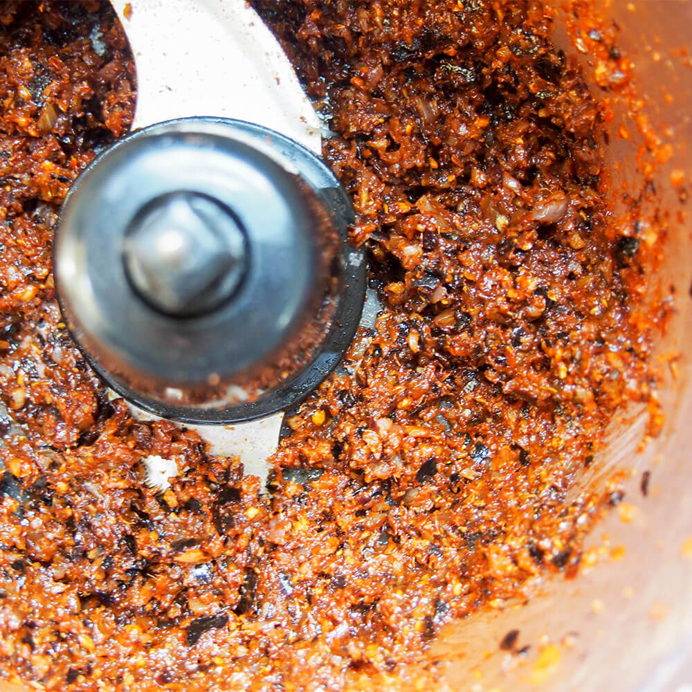 massaman curry paste in food processor