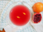 blood orange bees knees cocktail