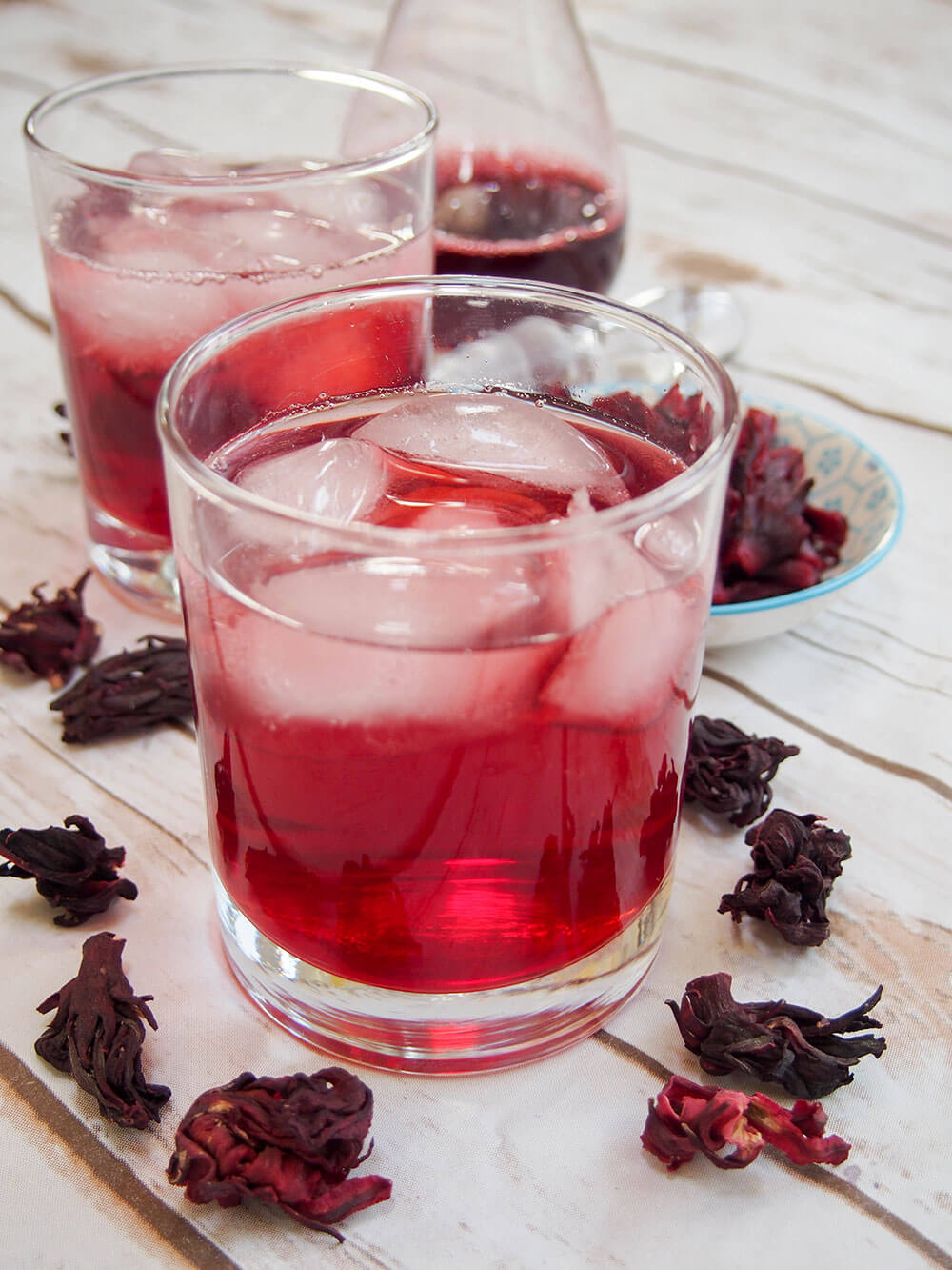 Agua de jamaica - hibiscus tea