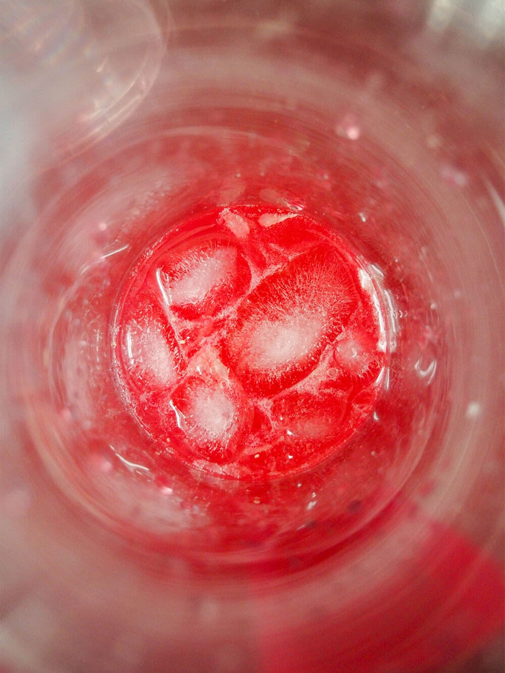 mixing cocktail in shaker