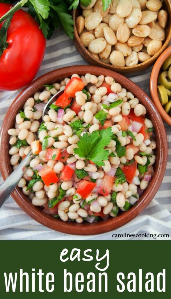 Easy white bean salad