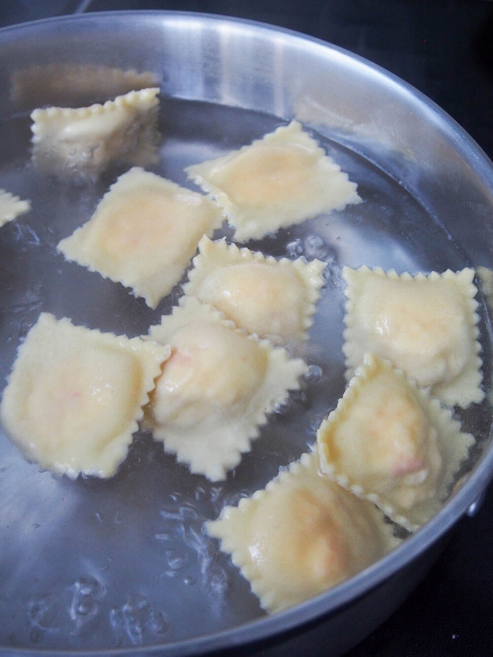 cooking lobster ravioli