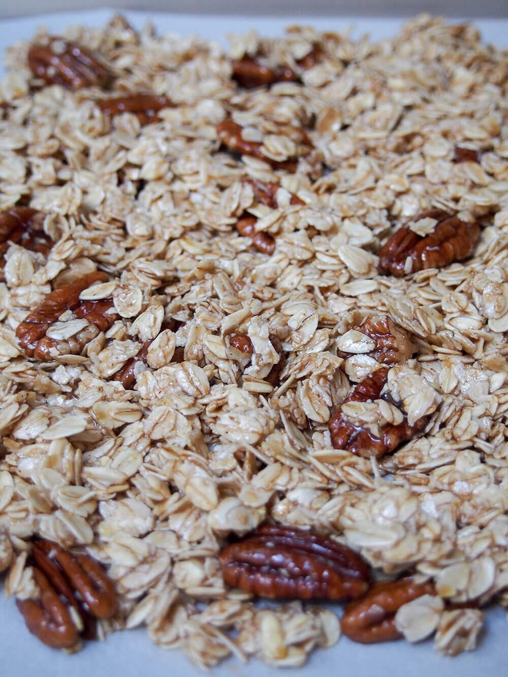 base granola mix ready to bake