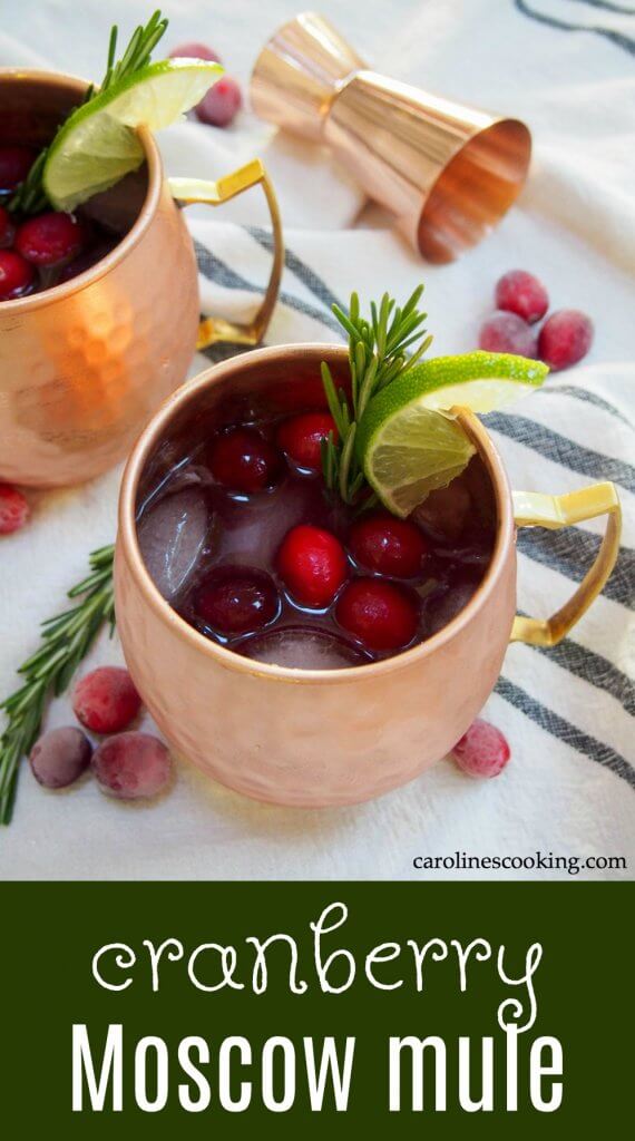 cranberry Moscow mule