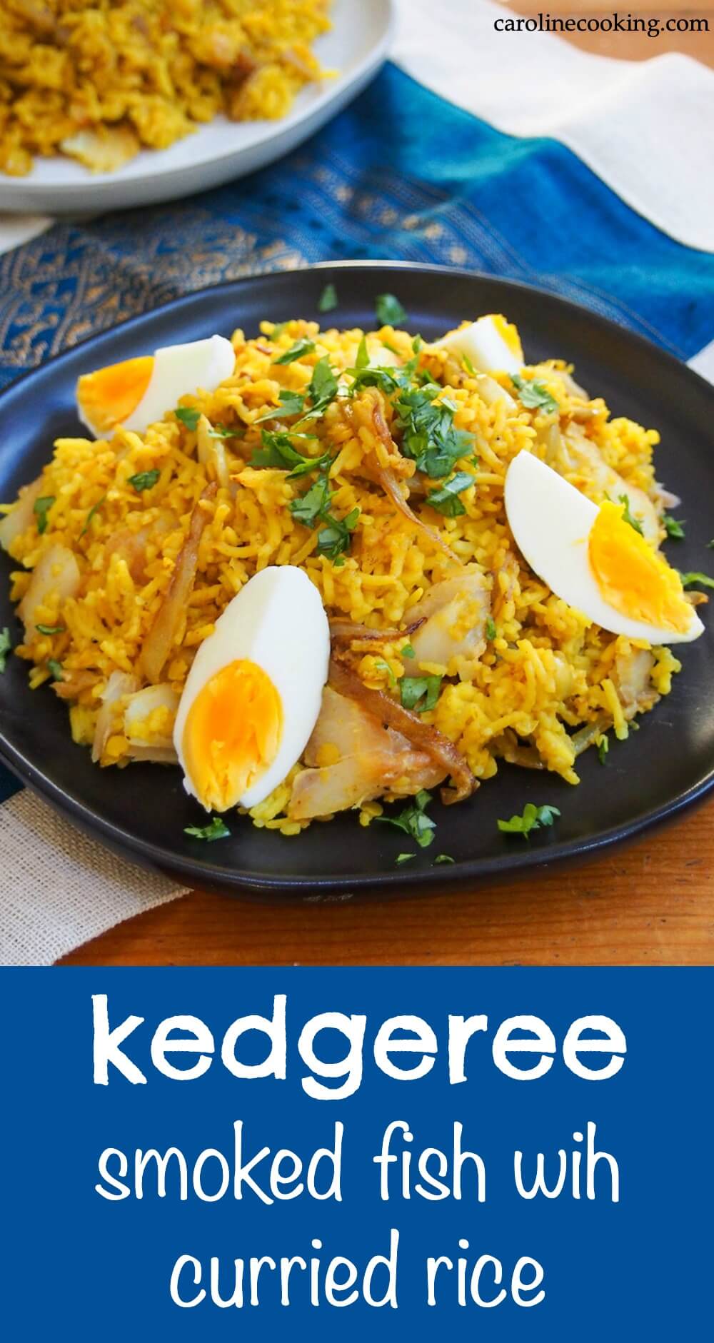 Kedgeree is a hearty and comforting mix of smoked fish and rice with curry flavors. It's a tasty dish that you could enjoy any time of day. #smokedfish #rice 