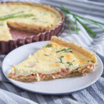 smoked salmon quiche