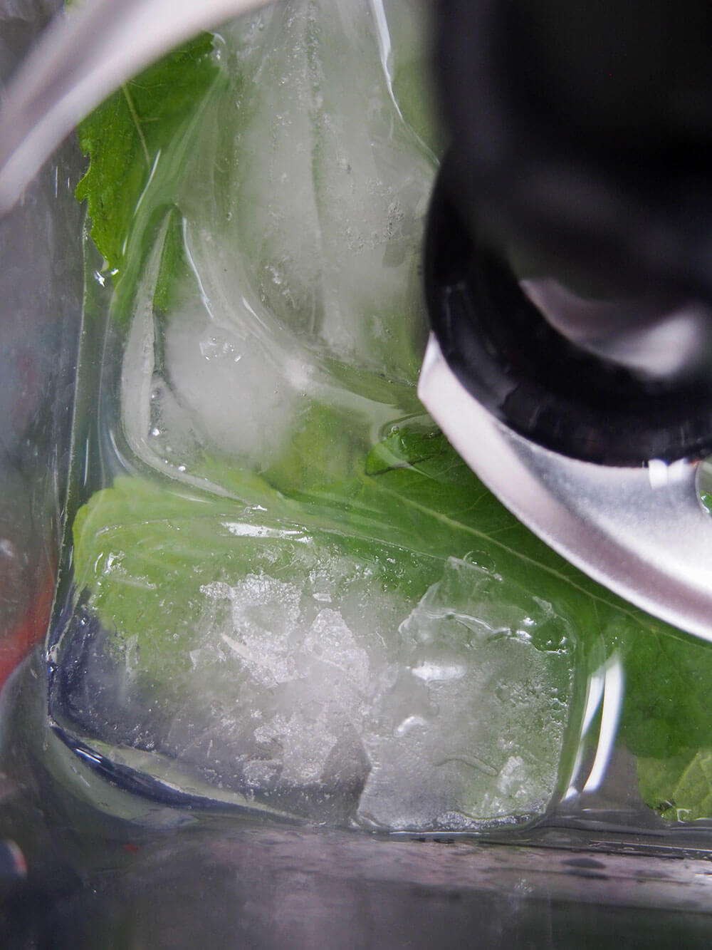 ingredients in blender