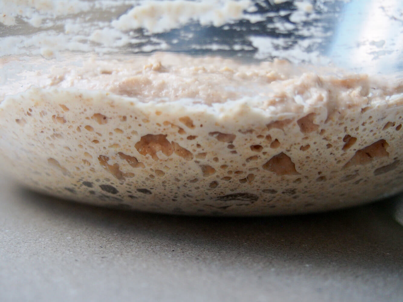 bubbling starter for loaf