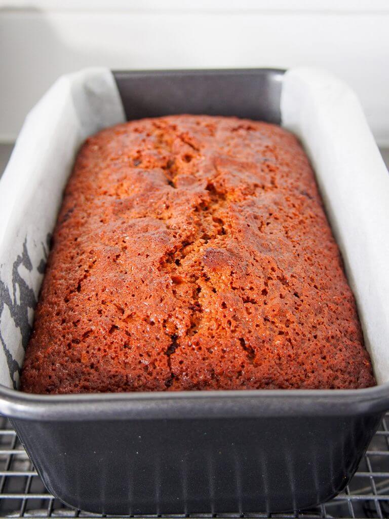 piernik Polish gingerbread cake out oven