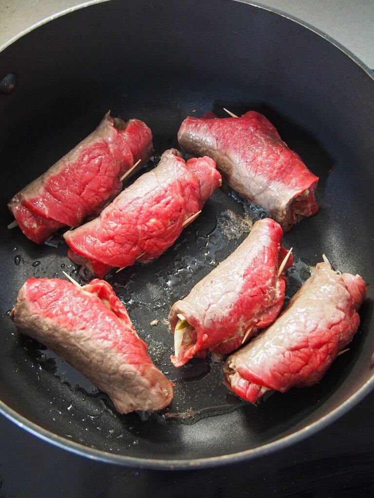 browning beef rouladen