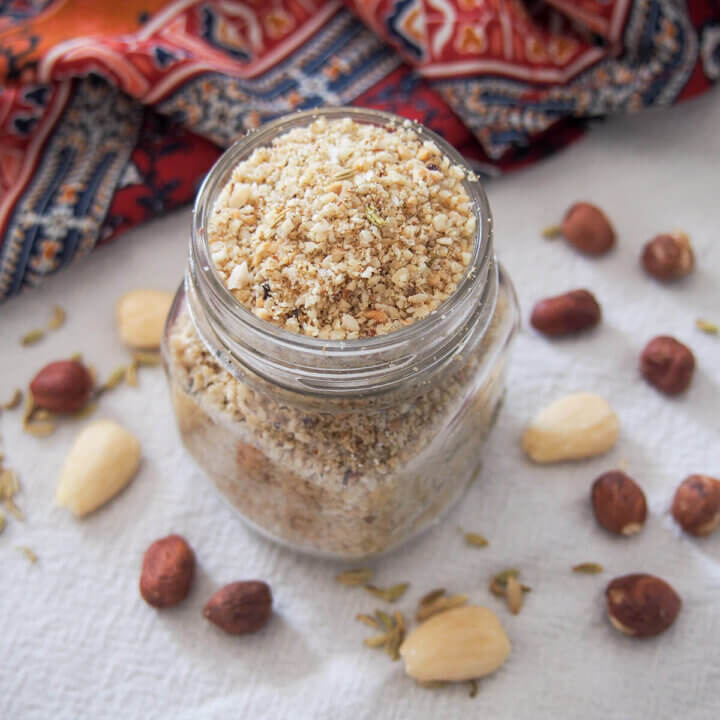 jar of dukkah