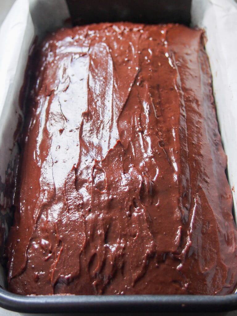 glaze added to piernik Polish gingerbread cake