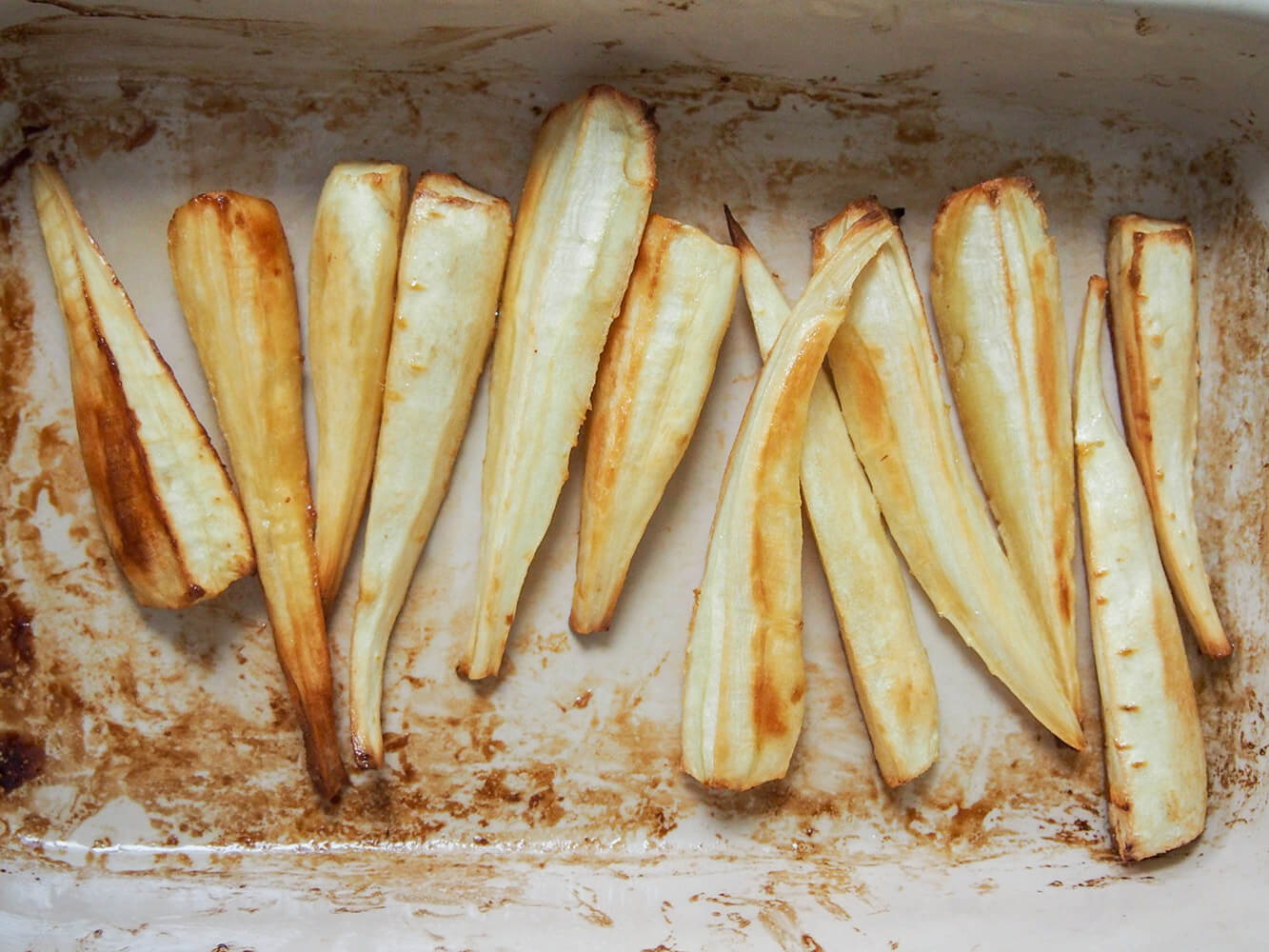 parsnips straight out of oven