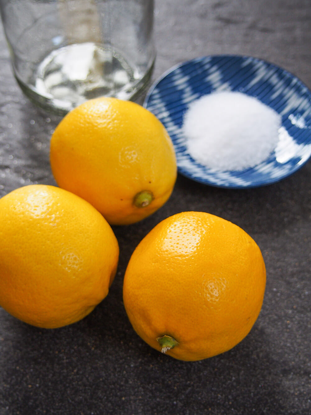 ingredients for preserved lemons