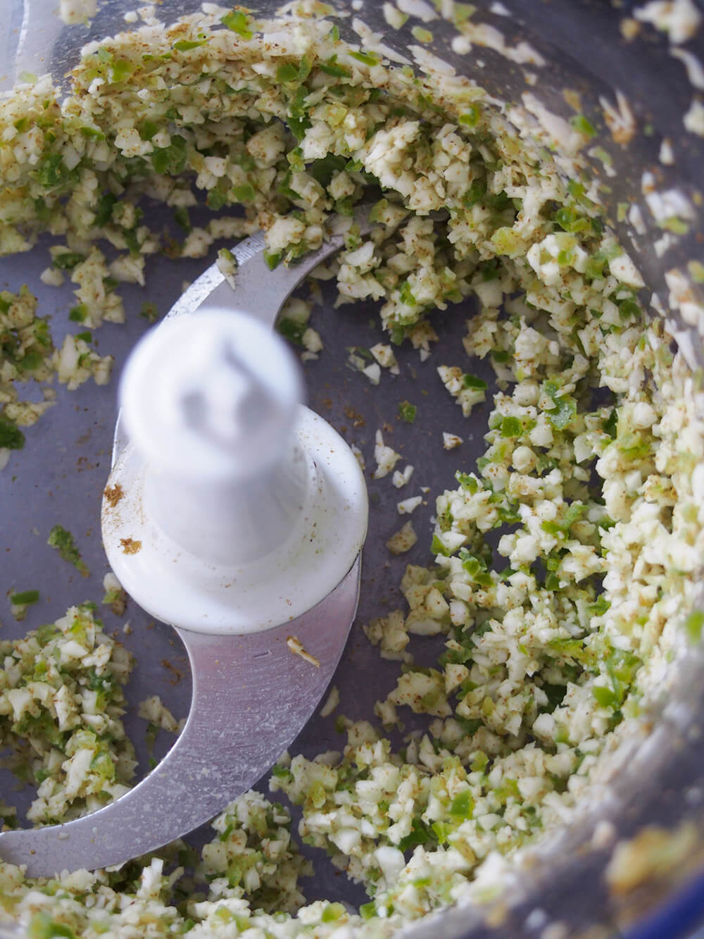 blended coconut, chili and cumin