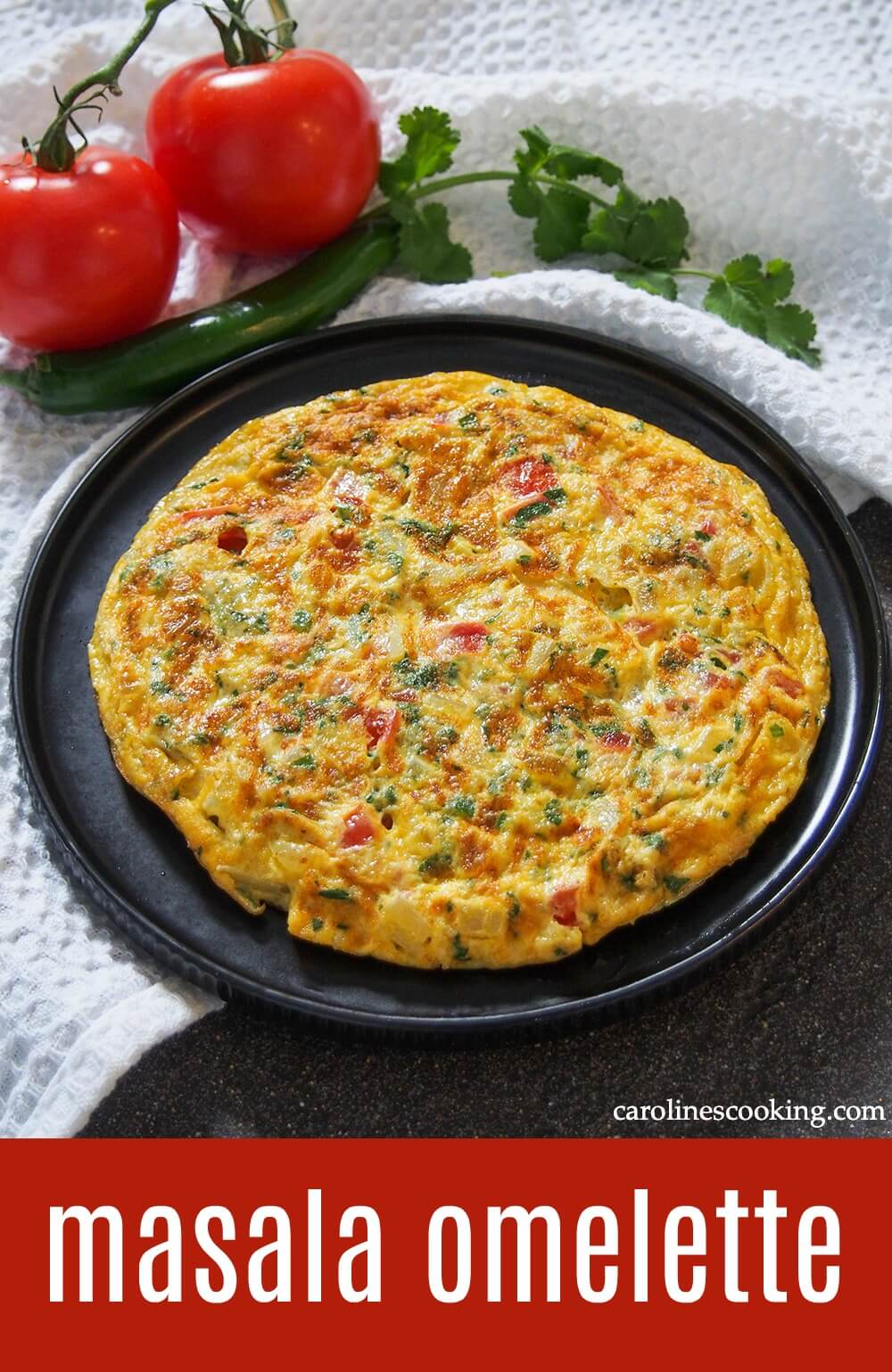 Masala omelette is a popular Indian breakfast packed with flavor. It's quick and easy to make, with a simple combination of vegetables and a bit of spice. Enjoy it as it is or wrapped in a roti. #eggs #omelette #indianfood Masala omelette is a popular Indian breakfast packed with flavor. It's quick and easy to make, with a simple combination of vegetables and a bit of spice. Enjoy it as it is or wrapped in a roti. #eggs #omelette #indianfood