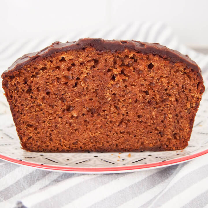 Piernik - Polish gingerbread or honey spice cake view of slice