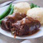 German beef rouladen