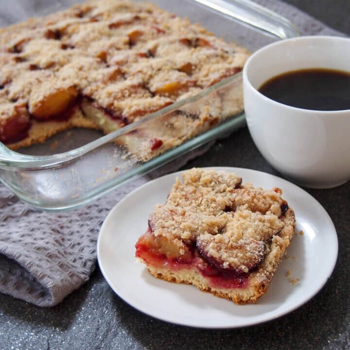 German plum cake