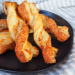 plate of chorizo cheese twists
