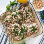 dish of za'atar chicken