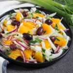 plate of Sicilian fennel orange salad