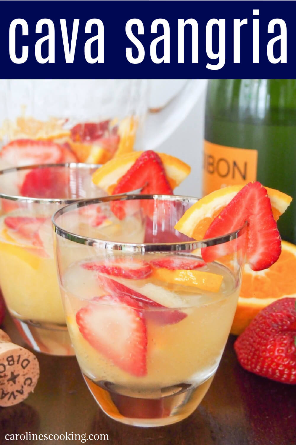 Sangria is a summer classic, but cava sangria is that bit more special. Light, refreshing and a wonderful mix of fruit and cava's bubbles. Quick to make, it's an easy cocktail perfect for any occasion from summer BBQs to holiday parties. #cava #sangria #cocktail Sangria is a summer classic, but cava sangria is that bit more special. Light, refreshing and a wonderful mix of fruit and cava's bubbles. Quick to make, it's an easy cocktail perfect for any occasion from summer BBQs to holiday parties. #cava #sangria #cocktail