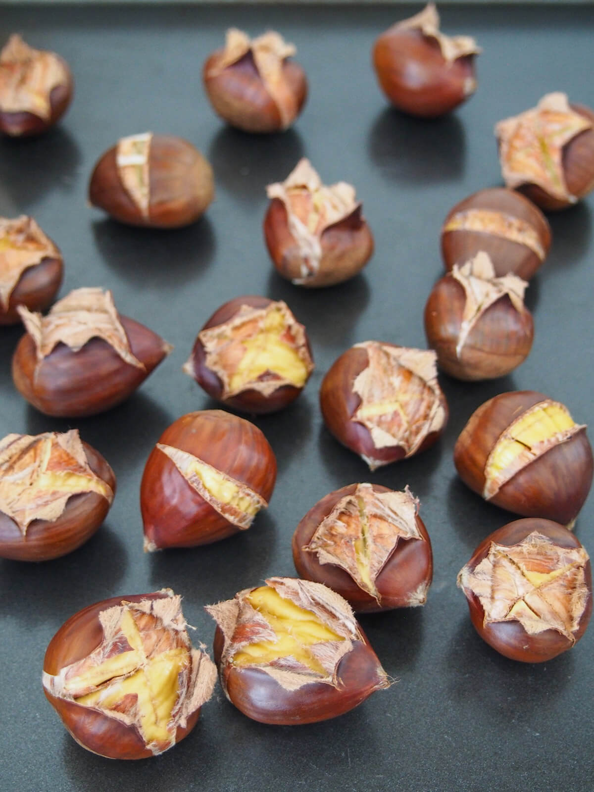 roasted chestnuts out oven