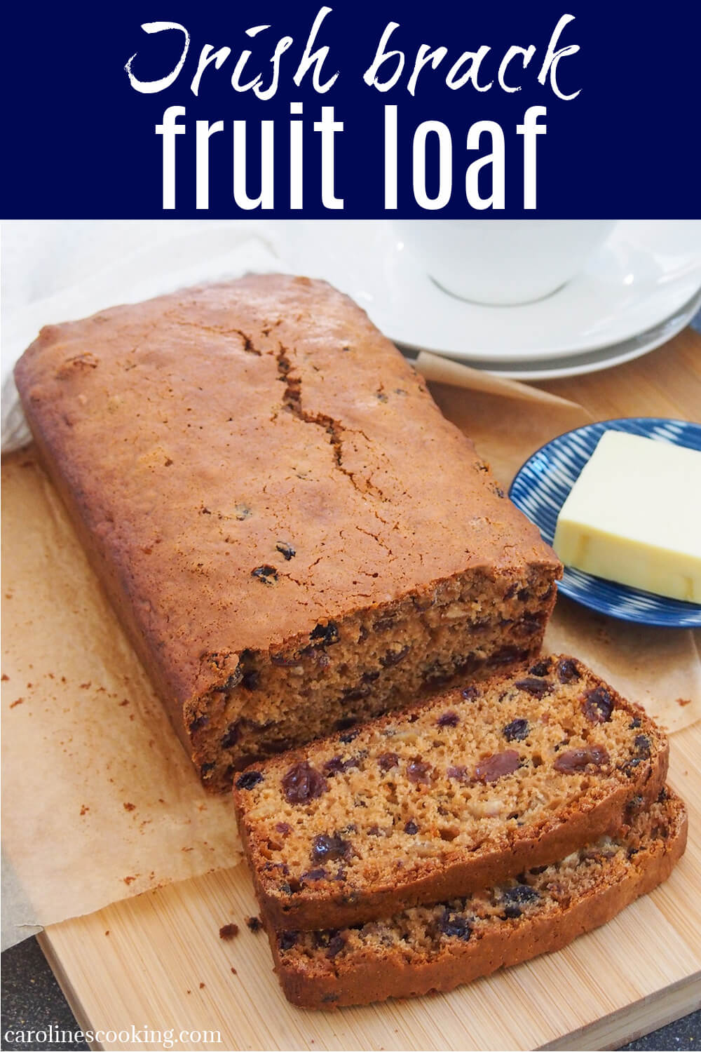 Irish brack (barmbrack) is a traditional fruit loaf where the fruit is soaked in sweet tea before making a quick bread. It's a perfect treat with your tea/coffee. Irish brack (barmbrack) is a traditional fruit loaf where the fruit is soaked in sweet tea before making a quick bread. It's a perfect treat with your tea/coffee.