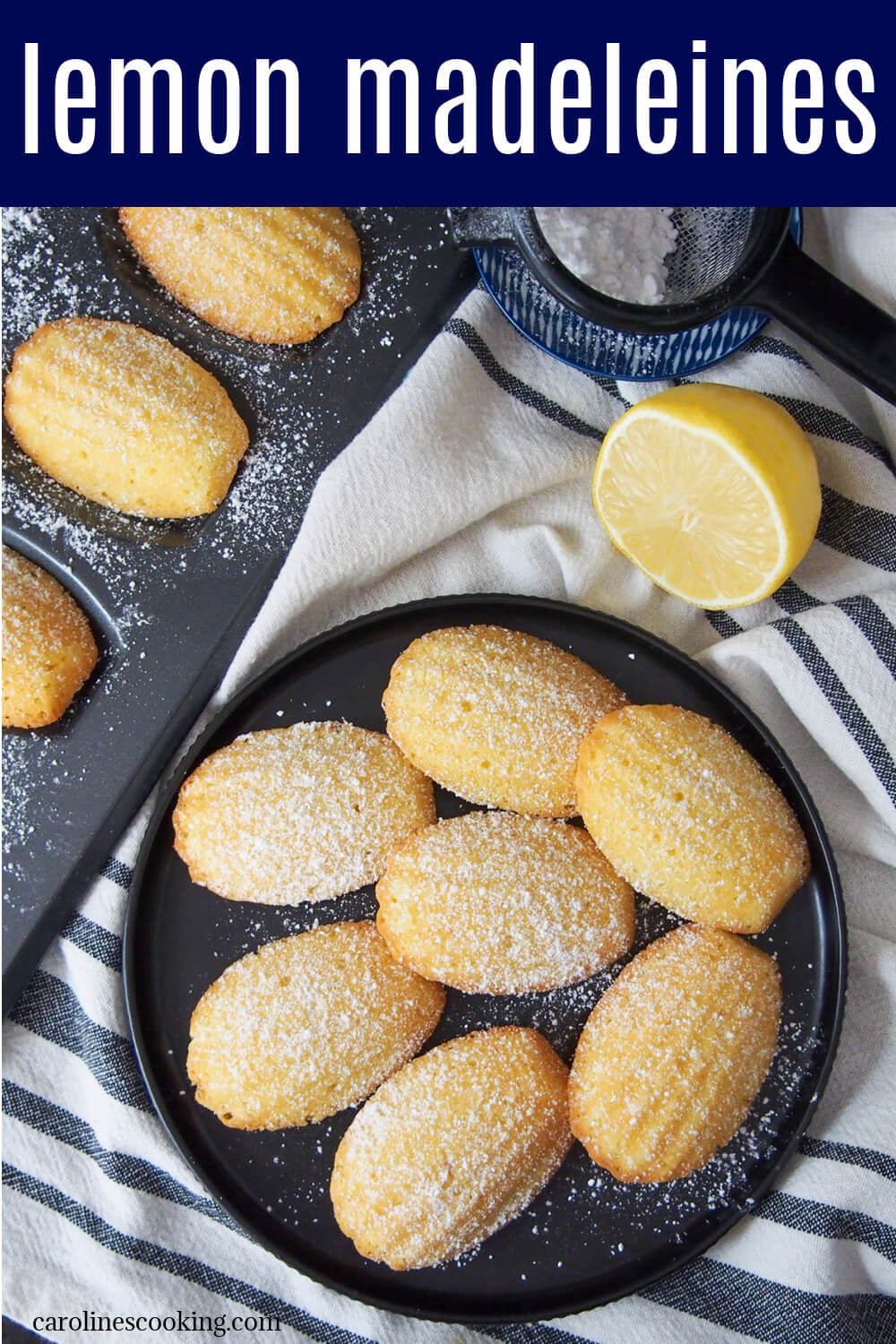 Lemon madeleines are a classic French treat that are becoming more and more popular elsewhere, and for good reason. Somewhere between a mini cake and a cookie, they are sweet, gently crisp on the outside, light and delicious. This small batch recipe makes the perfect amount to enjoy them at their best. #madeleine #baking #frenchrecipe Lemon madeleines are a classic French treat that are becoming more and more popular elsewhere, and for good reason. Somewhere between a mini cake and a cookie, they are sweet, gently crisp on the outside, light and delicious. This small batch recipe makes the perfect amount to enjoy them at their best. #madeleine #baking #frenchrecipe