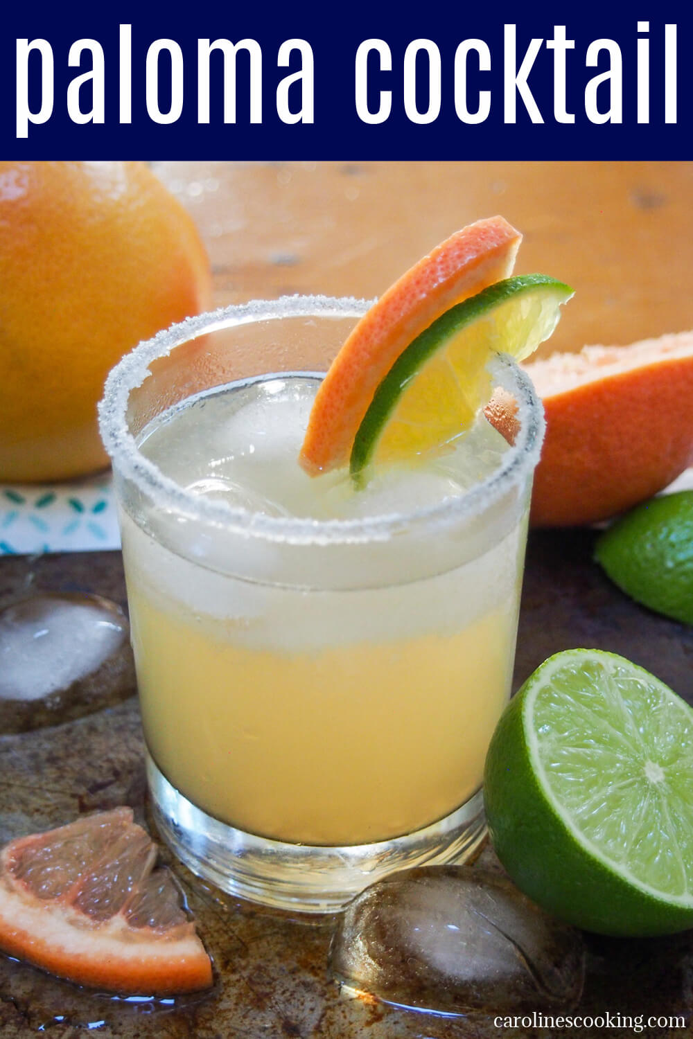The Paloma cocktail is a wonderfully easy classic tequila-based cocktail. Made with fresh grapefruit juice gives it a bright, fresh flavor profile - a perfect balance of sweet and tart flavors, and wonderful to sip on. The Paloma cocktail is a wonderfully easy classic tequila-based cocktail. Made with fresh grapefruit juice gives it a bright, fresh flavor profile - a perfect balance of sweet and tart flavors, and wonderful to sip on.