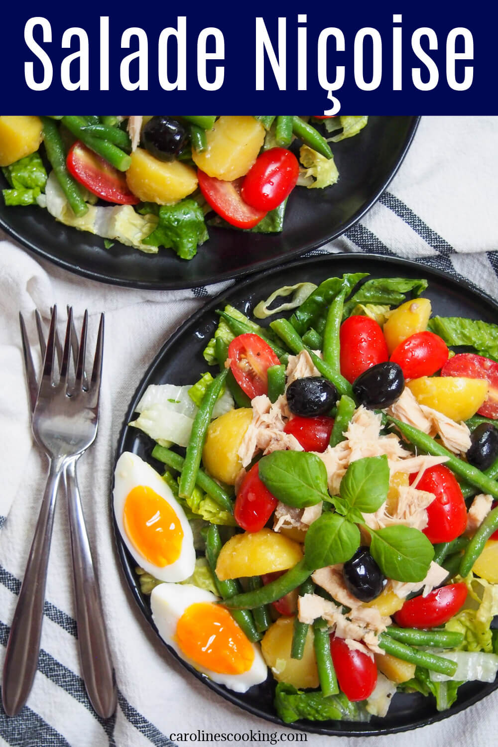 The exact ingredients in a salade Niçoise (Nicoise salad) is sometimes up for debate, but no matter exactly how it looks, it's a delicious taste of summer. This largely classic version is packed with color and simple, delicious flavors. Perfect for a light meal.