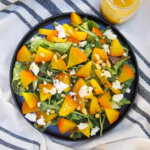 plate of roasted golden beet salad