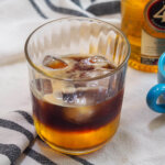 glass of Mexican carajillo coffee cocktail