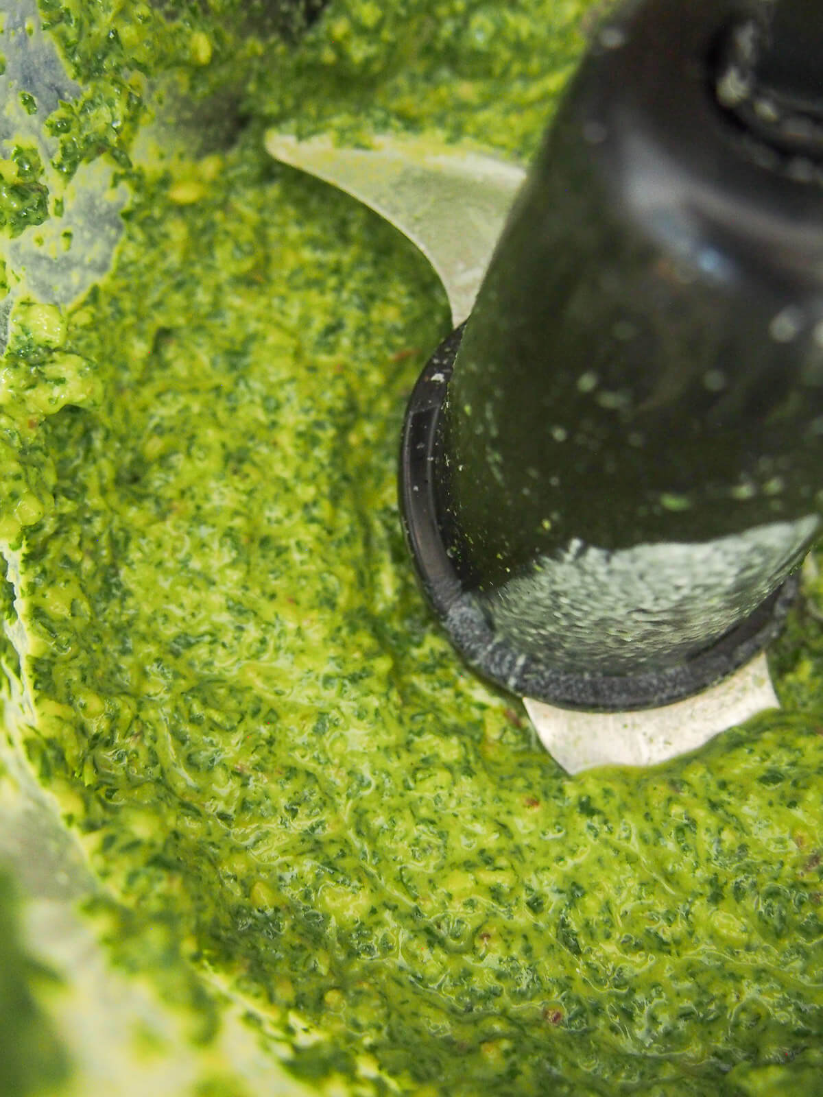 pesto in food processor