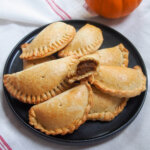 plate of pumpkin empanadas