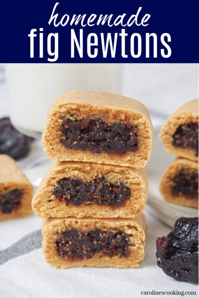 These homemade fig Newtons have all the great taste you'd expect, but dare I say it are even better with a wonderfully juicy fig filling. They're easier to make than you might think, and so worth the effort.