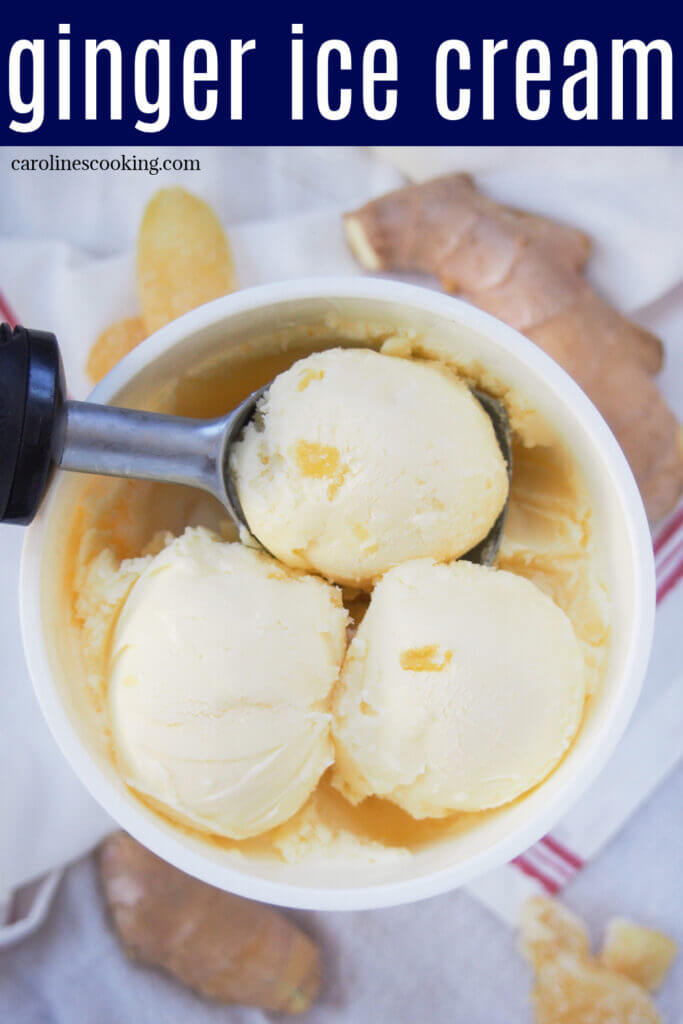 This ginger ice cream has a delicious balance of ginger flavor and rice creaminess. It's easy to make, just needs a little patience, but so worth the wait!