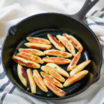 skillet of Schupfnudeln.