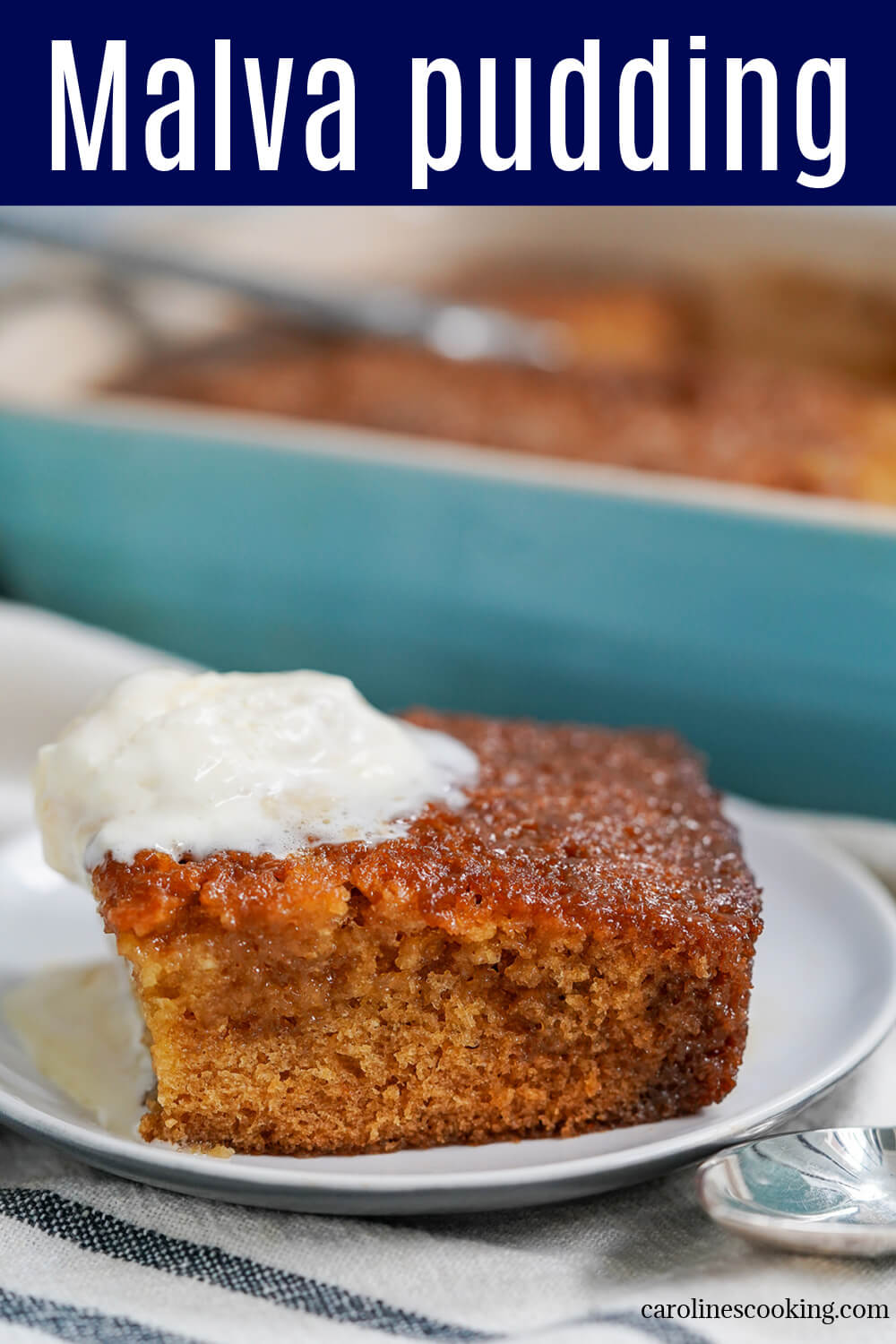Malva pudding is a favorite South African dessert, combining a sponge-like base, soaked in a creamy sauce. It's rich, comforting and incredibly delicious.